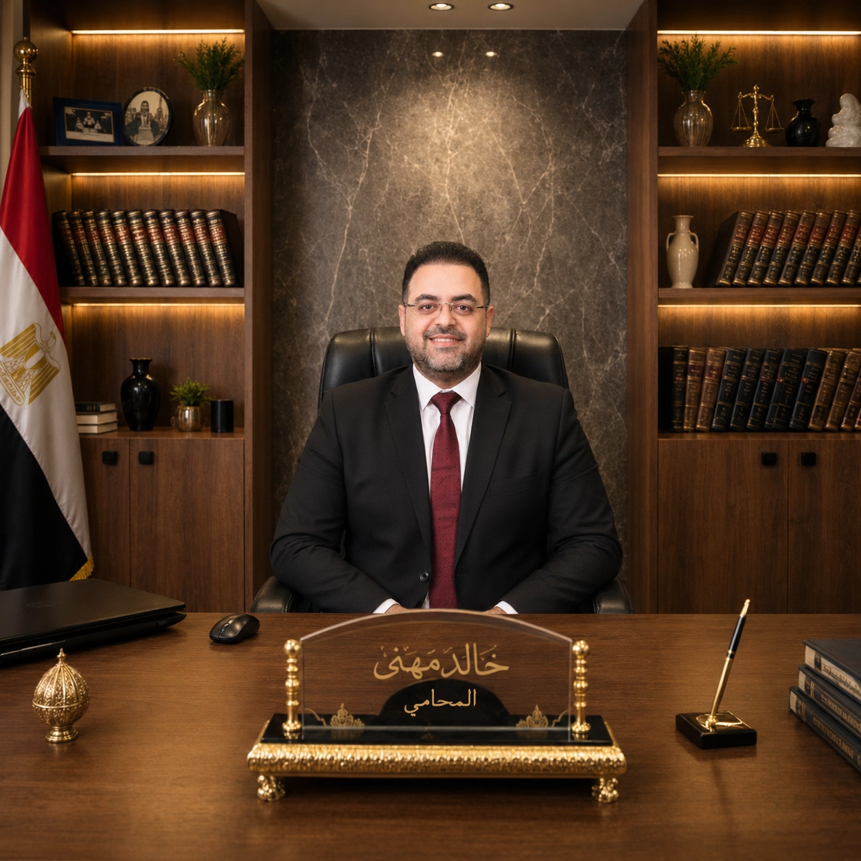 المستشار خالد مهنى المحامي